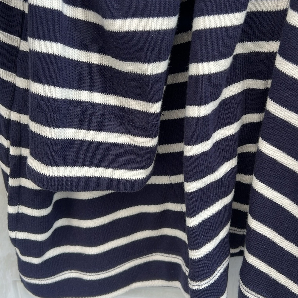 L.L. Bean Navy/White Full Zip Sweater Jacket~Women’s Size 3X - Picture 2 of 5